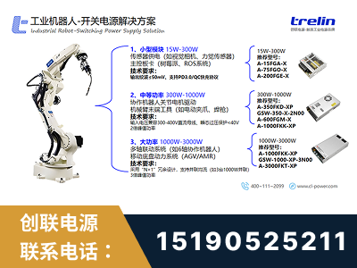 玉溪-工业机器人-开关电源解决方案